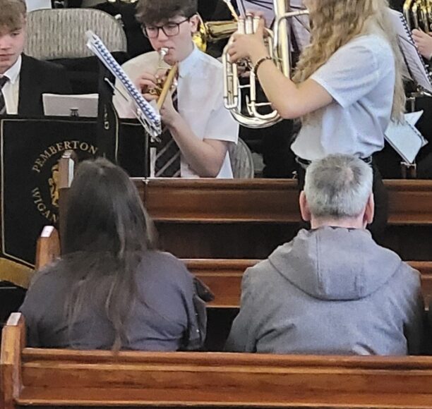 A young soloist on her Euphonium