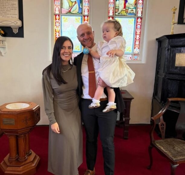 Mum Dad and Sadie Rose