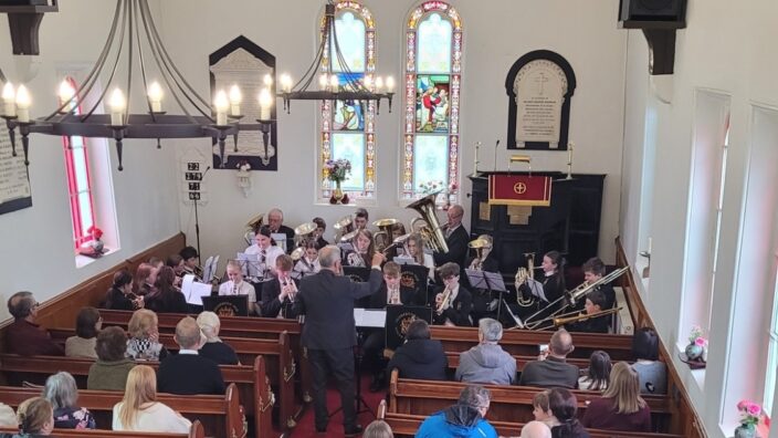 A view from the Gallery to the Congregation