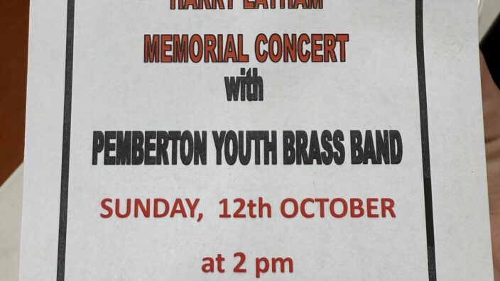 Harry Latham Concert